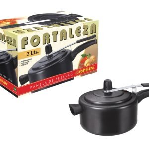 Panela de pressao 3,0 litros black cx. Litografada