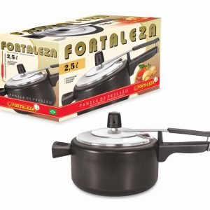 Panela pressao 2,5 lts black tp polida