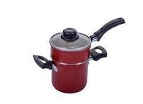 Mini Cuscuzeira Capri Antiaderente Vermelho A Vapor Multi Uso
