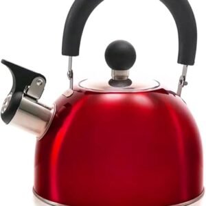 Chaleira Red 2,5L Aço Inox E Nylon 19,5Cm X 17,5Cm