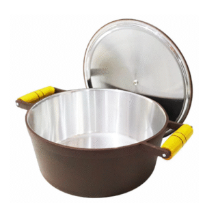 Cacarola Marrom Aluminio Grosso