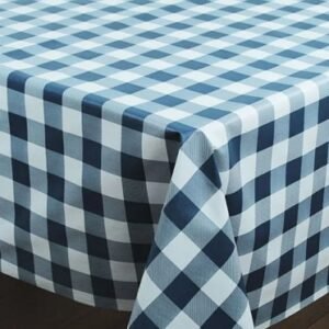 Toalha De Mesa Termica Chessmate Azul 1,40m largura