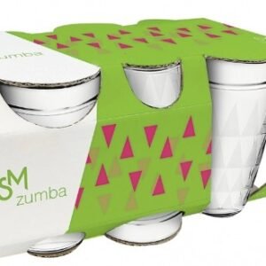 Jogo de Copos de Vidro Zumba 270 ml com 6 unidades da Nadir