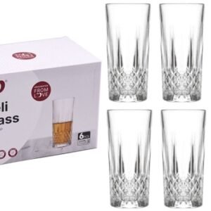COPO VIDRO TRANSPARENTE C06 330ML RISCO BALAOZINHO