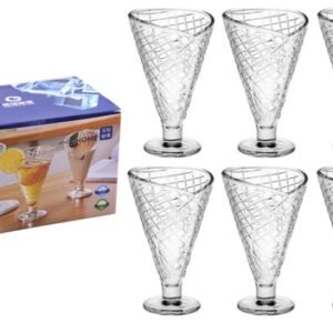 TACA VIDRO TRANSPARENTE SOBREMESA C06 265ML