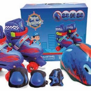 PATINS QUAD KIT AZUL TAM 34-37
