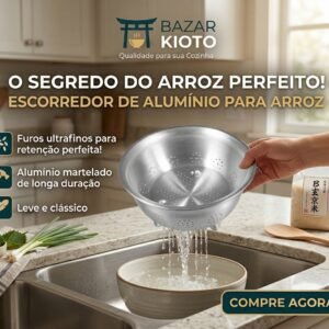 ESCORREDOR  ALUMINIO P/ARROZ Nº 24