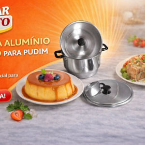 FORMA POLIDA P/PUDIM 2X1